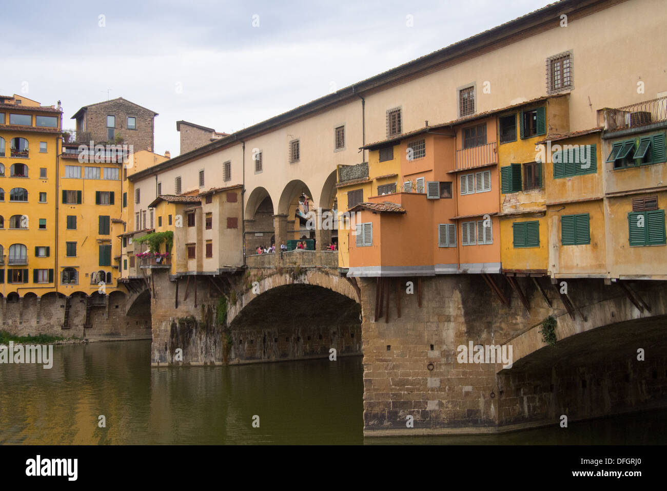 Le Ponte Vecchio, Florence, Toscane, Italie Banque D'Images