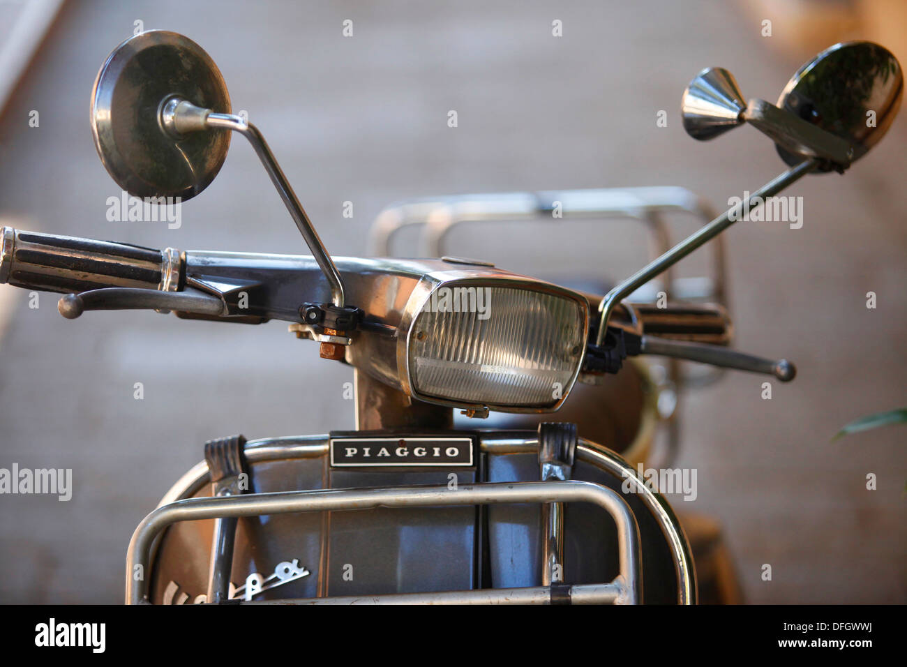 Années 60 Vespa scooter, Italie. Banque D'Images