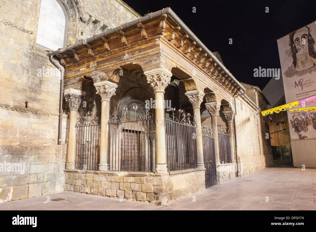 Catedral de san pedro de jaca Banque de photographies et d’images à