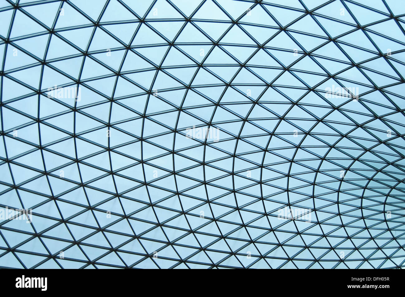 Toit de la Queen Elizabeth II Great Court, British Museum, Londres, Angleterre, Royaume-Uni Banque D'Images