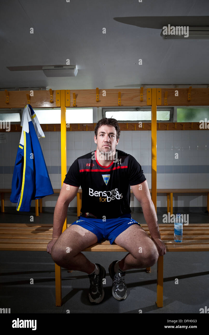 Trent Waterhouse, Warrington Wolves Rugby Banque D'Images