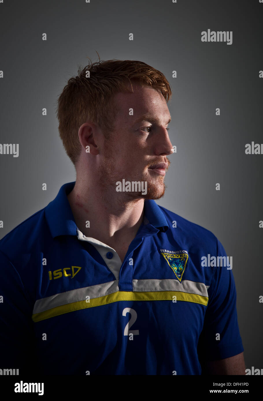 Chris Riley, Warrington Wolves Rugby League Banque D'Images