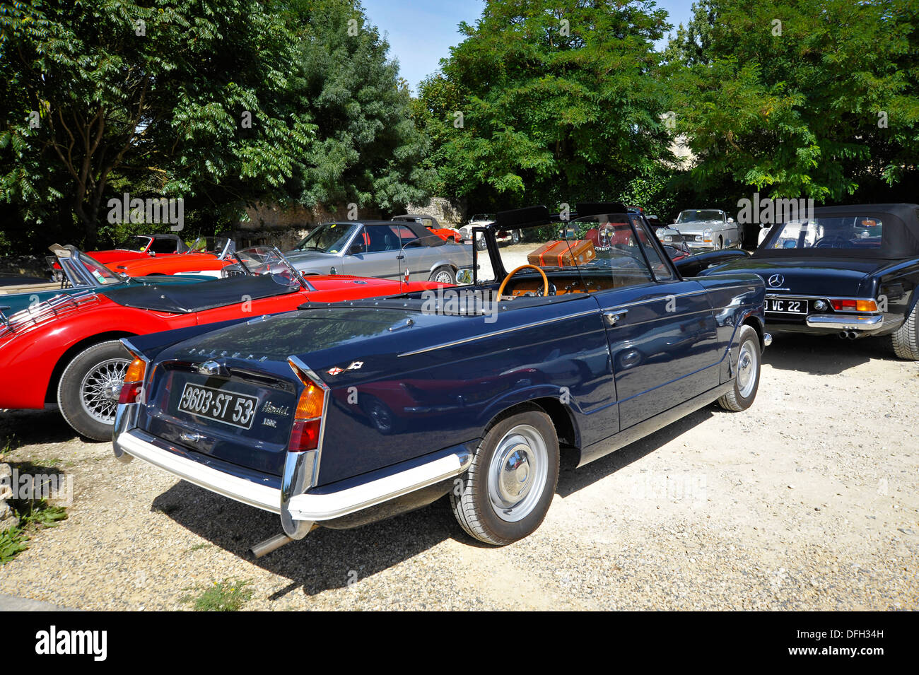 Triumph Herald convertible. Banque D'Images