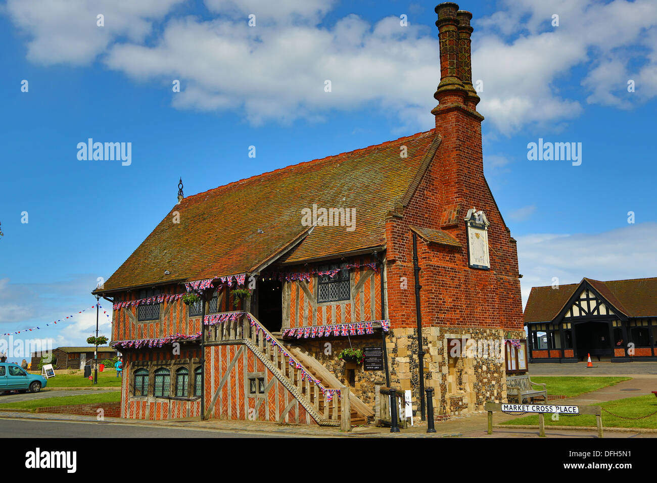 Angleterre Suffolk Aldeburgh Moot Hall Banque D'Images