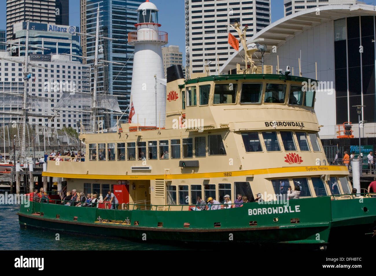 Premier ferry de la flotte de Sydney à Darling Harbour, Sydney, Australie Banque D'Images
