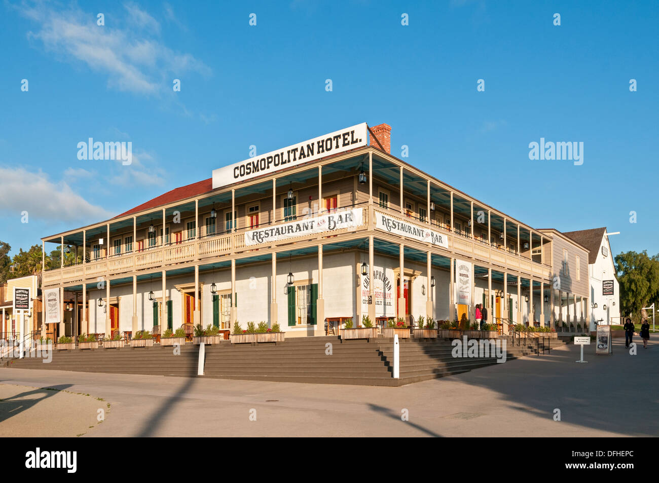 La Californie, Old Town San Diego State Historic Park, Cosmopolitan Hotel & Restaurant, Saloon Banque D'Images
