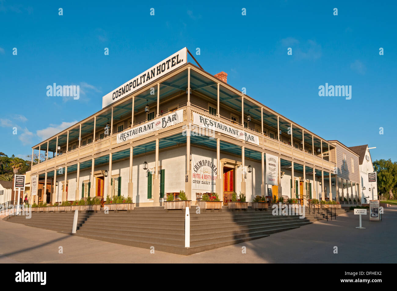 La Californie, Old Town San Diego State Historic Park, Cosmopolitan Hotel & Restaurant, Saloon Banque D'Images
