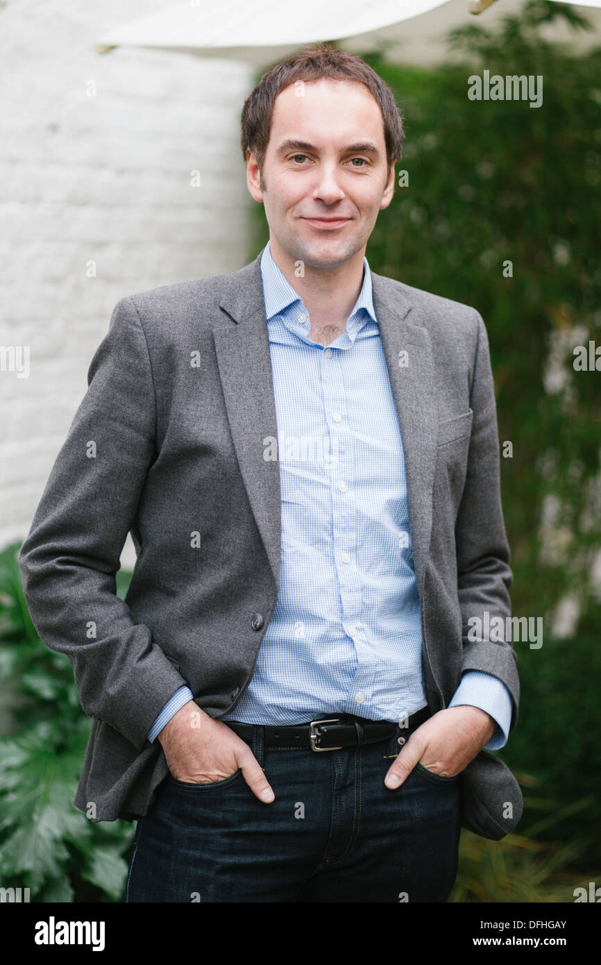 Dougie Anderson est un présentateur de radio et télévision écossais et de la voix sur l'artiste. Banque D'Images