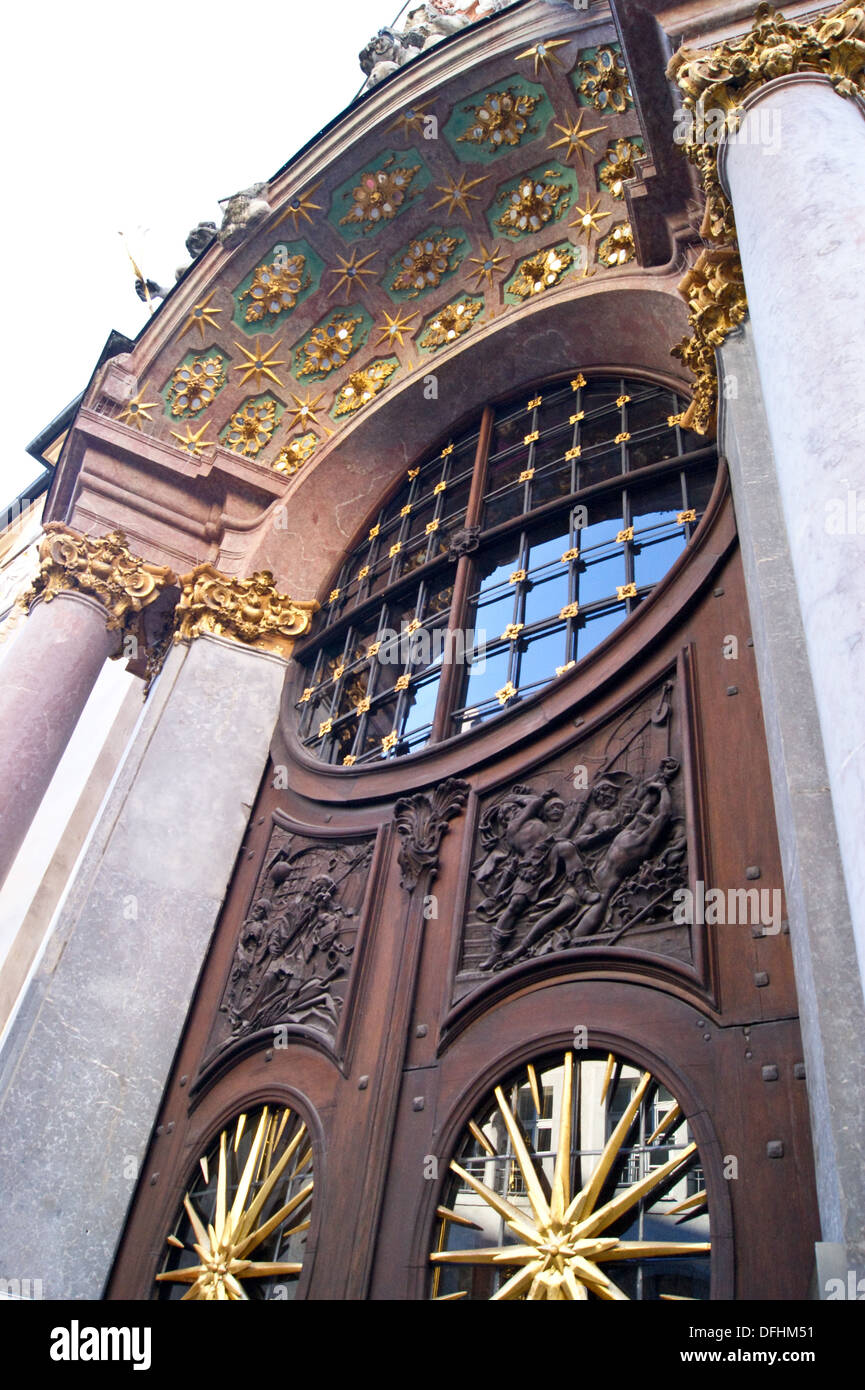 Église Asamkirche (église de saint Jean Népomucène) Munchen (Munich), Bavière, Allemagne Banque D'Images