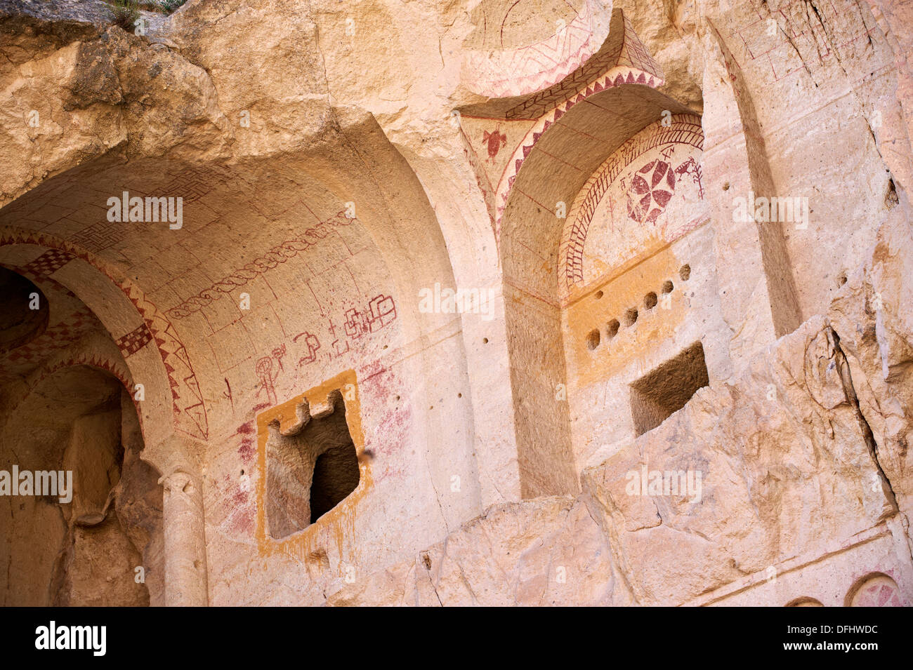 Rock Church de Göreme [ ] Goreme Open Air Museum, la Cappadoce Turquie Banque D'Images