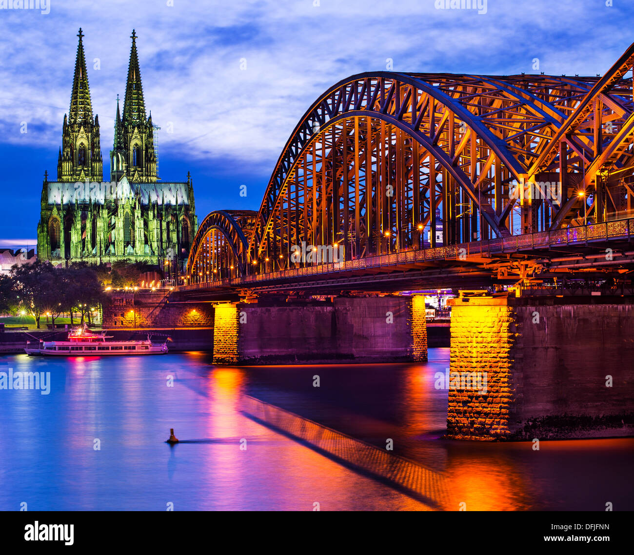 Cathédrale de Cologne à Cologne, Allemagne. Banque D'Images