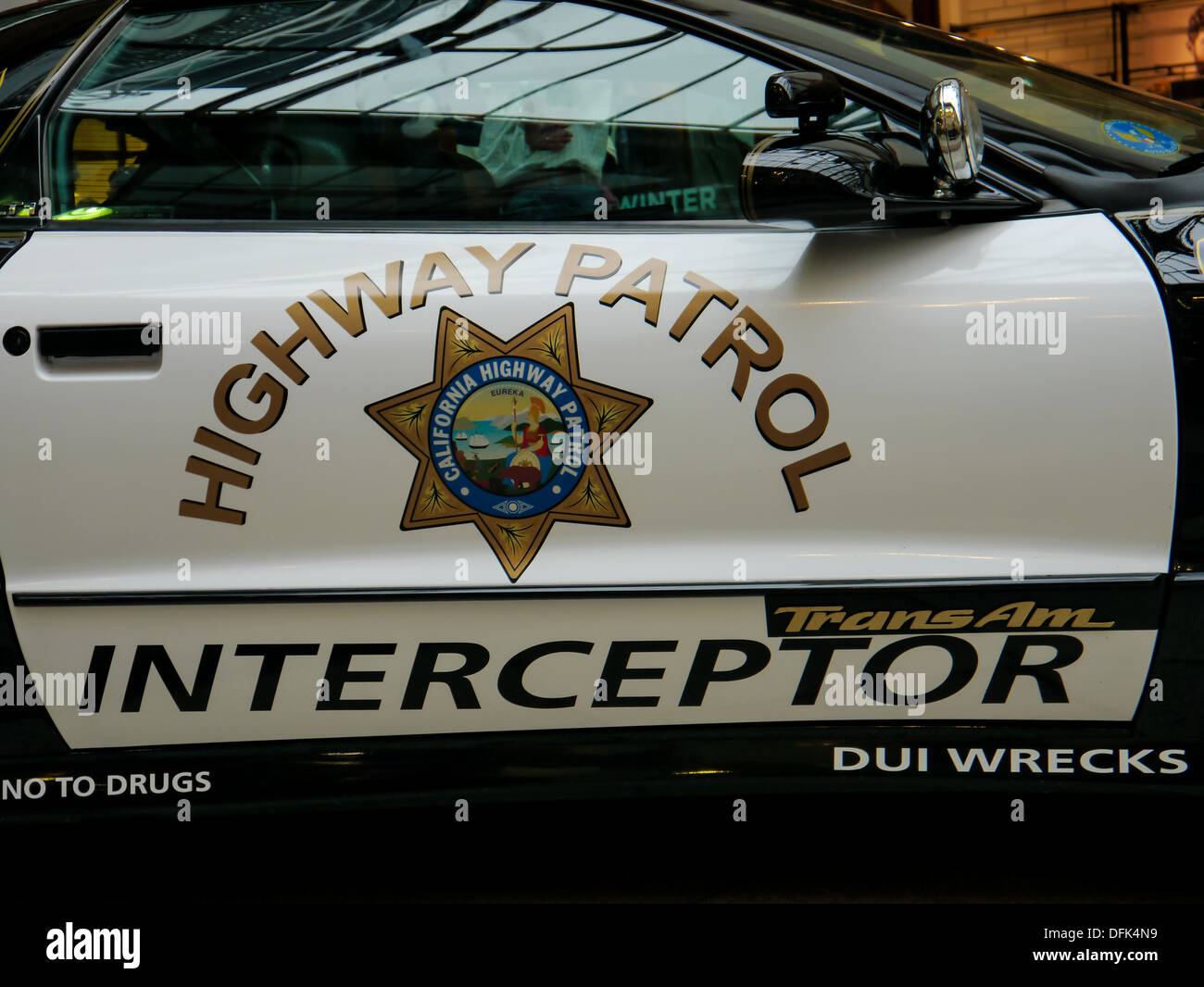 Conserves de California Highway Patrol, CHP, Ford cruiser, 428667 Banque D'Images