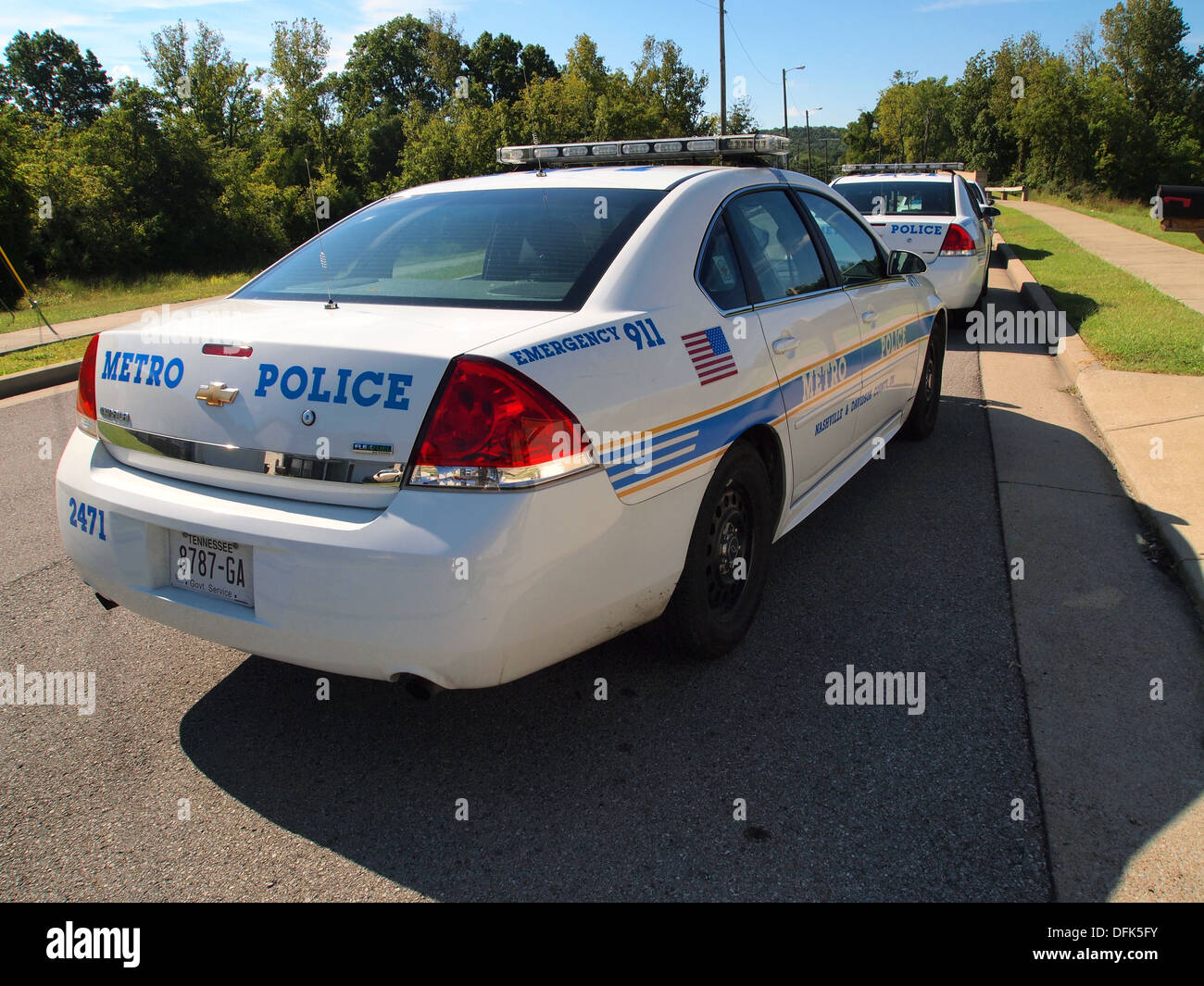 Service de Police métropolitaine de Nashville, Nashville, Tennessee, USA Banque D'Images
