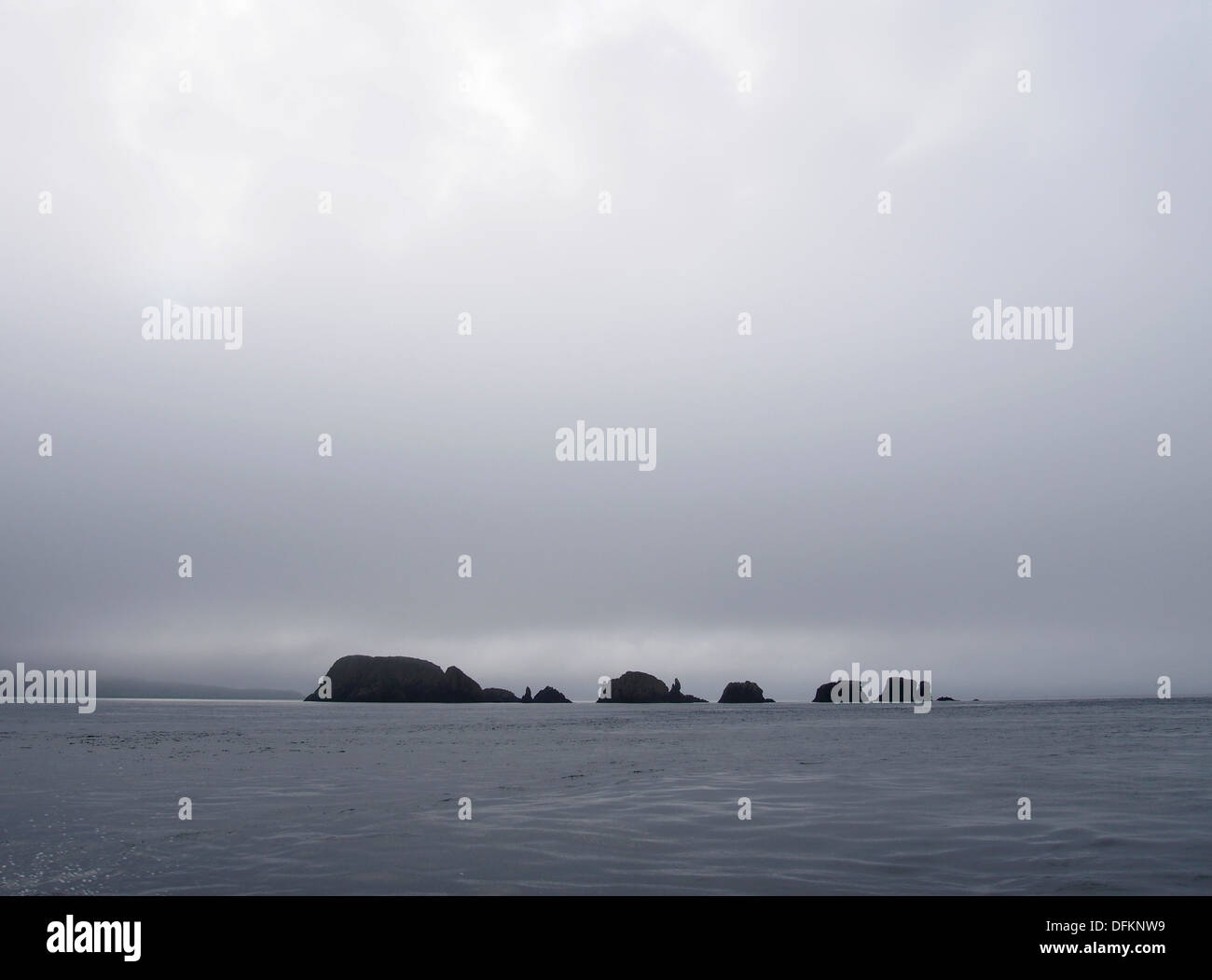 Galtachan les piles de la mer, îles Shiant, Harris, Scotland Banque D'Images