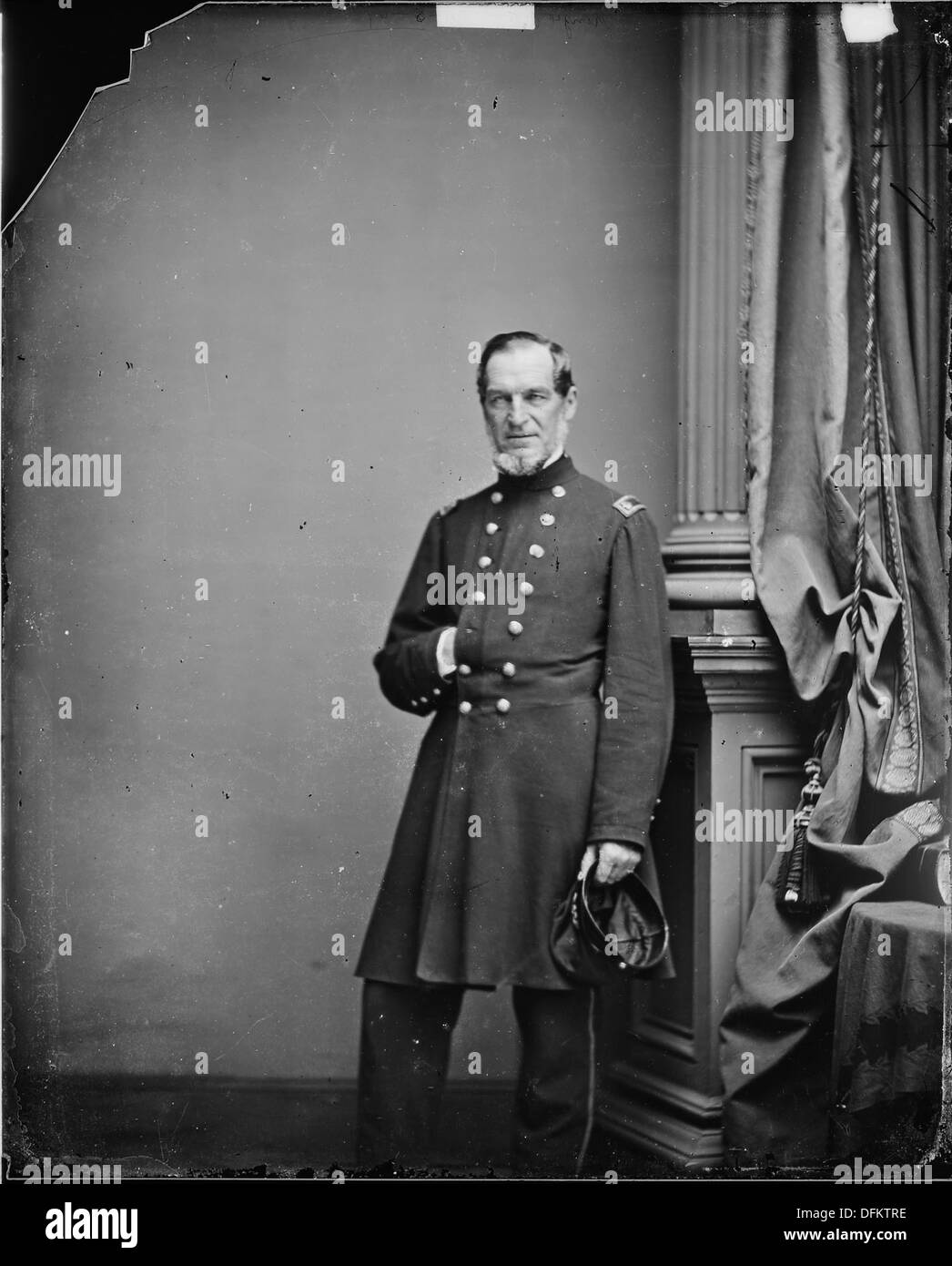 L'image représente le major John H. Kinzie, payeur de l'armée américaine, reflétant son rôle dans la gestion de la solde militaire et sa contribution aux tâches administratives de l'armée. Banque D'Images