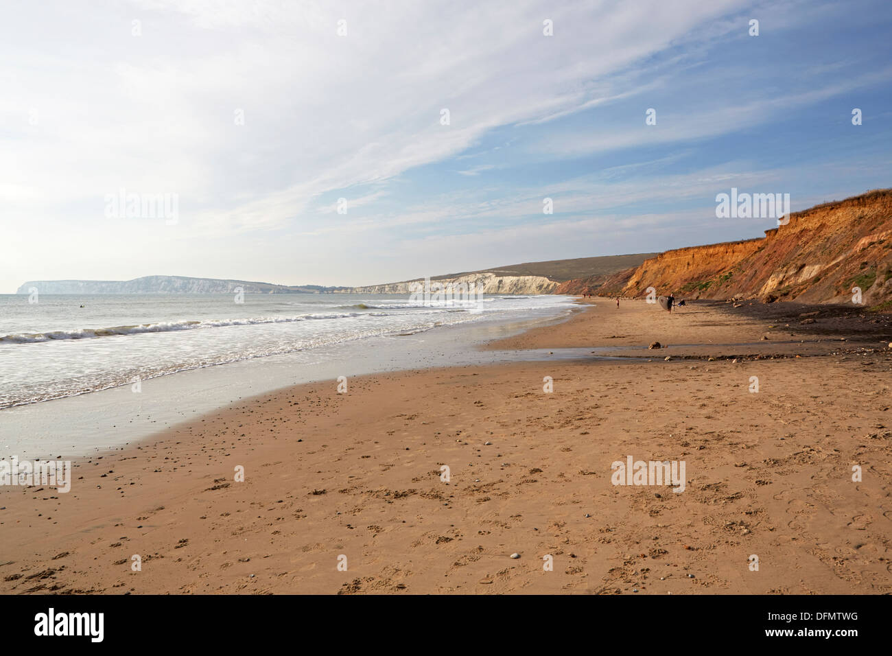 Île de Wight Compton Bay Banque D'Images