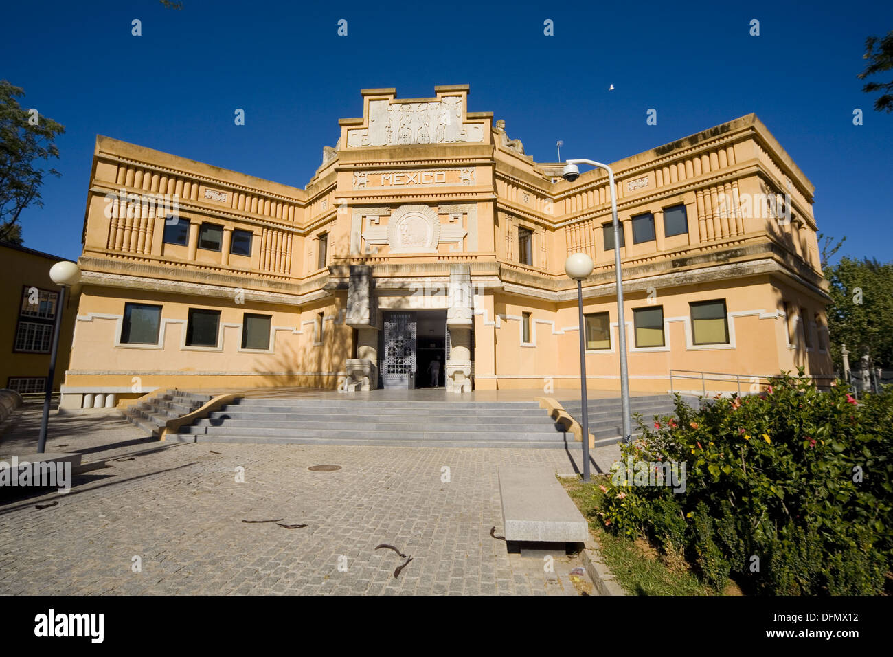 Pavillon Mexicain Construit Pour L Exposition Ibero Americaine De 1929 Seville Andalousie Espagne Photo Stock Alamy