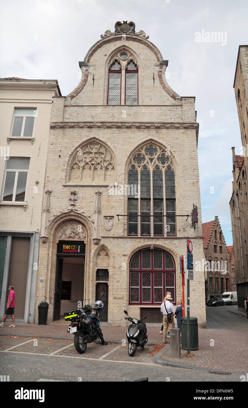 Le Frietmuseum (Fries museum) dans le quartier historique de Bruges (Brugge), Flandre occidentale, Belgique. Banque D'Images