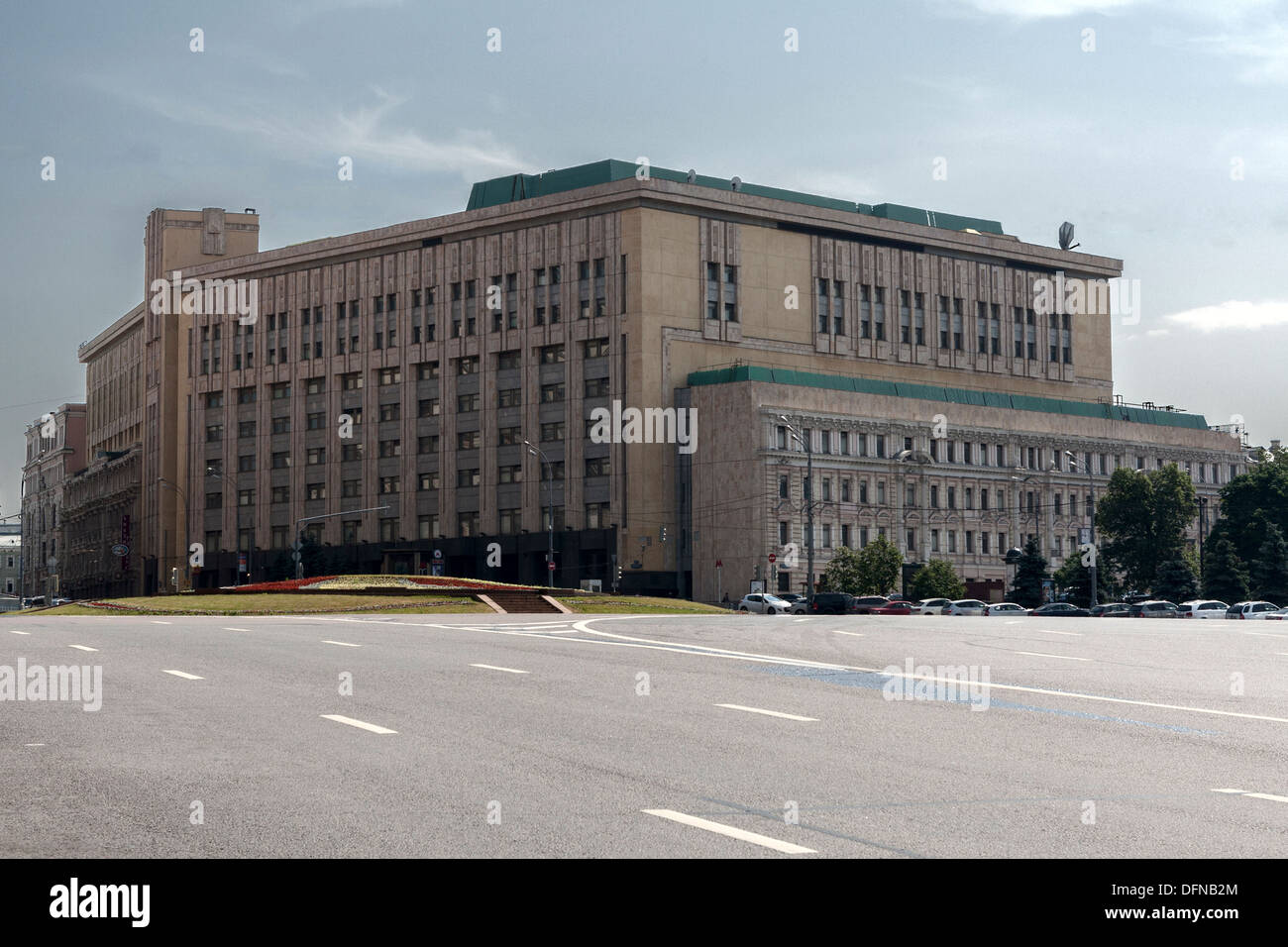 Ancien KGB, Service fédéral de sécurité de la Fédération de Russie, du FSB, Bâtiment Lubyanka Moscou Russie Banque D'Images