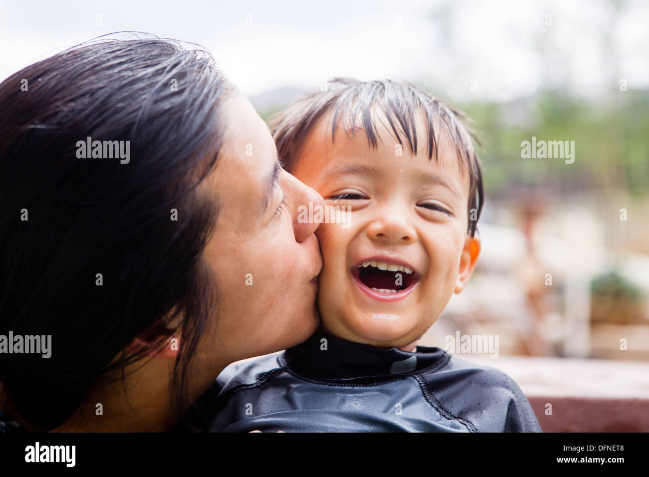 Vacances en famille Banque D'Images