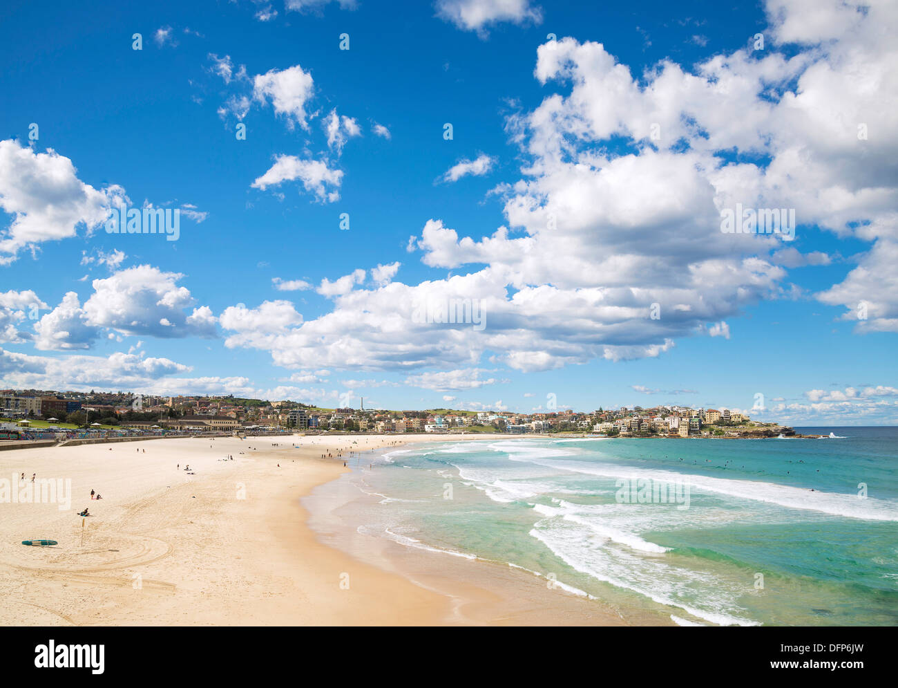 La plage de Bondi à Sydney en Australie Vue Banque D'Images
