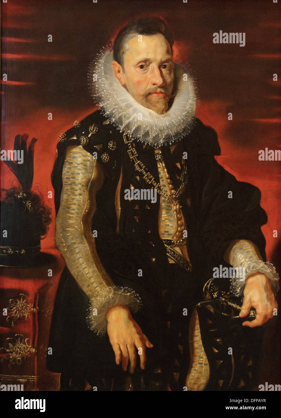 Peter Paul RUBENS - l'archiduc Albert VII - 1615 - Kunsthistoriches Museum - Vienne Banque D'Images