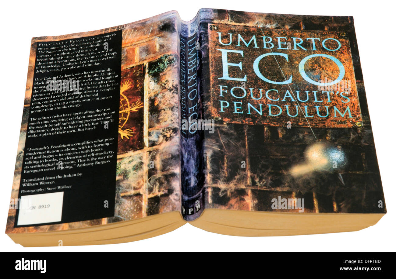 Foucalts pendule par Umberto Eco Banque D'Images