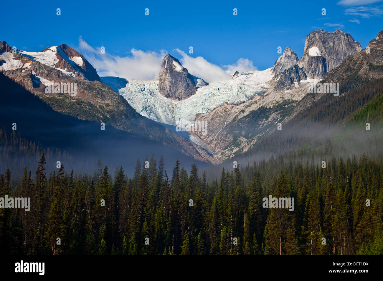 Houndstooth Bugaboo Spire et Glacier, C.-B.) Canada Banque D'Images