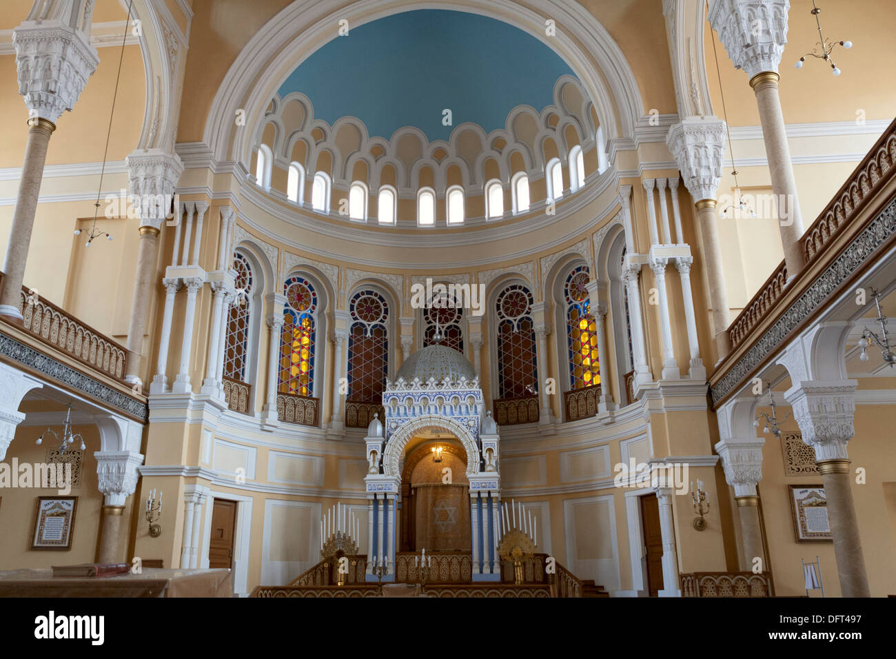 Grande Synagogue chorale alias Grande Synagogue chorale de Saint-Pétersbourg, Edmond J Sagra Synagogue Grand choral, Synagogue Saint-Pétersbourg, Bolshaya Sinagog Banque D'Images