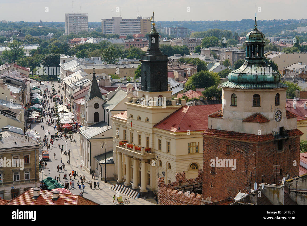 Lublin est une ville importante de l'histoire polonaise. Pologne Banque D'Images