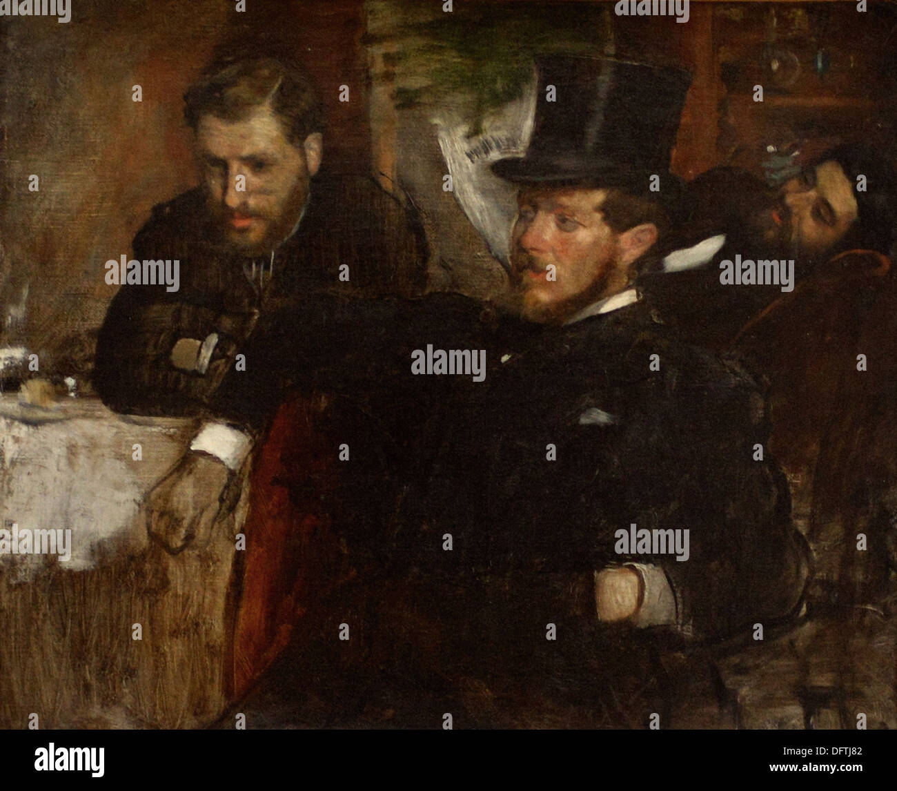 -Edgar Degas Jeantaud, Linet, Lainé - 1871 - Musée d'Orsay - Paris Banque D'Images