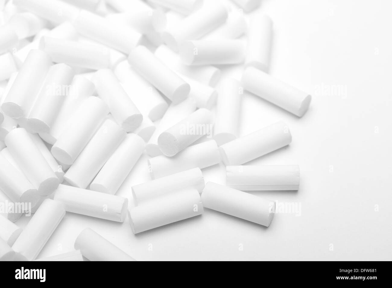 Pile de filtres de cigarette Banque D'Images