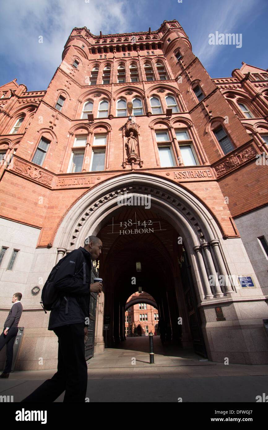 Holborn Bars siège de Prudential Insurance centre de Londres Banque D'Images