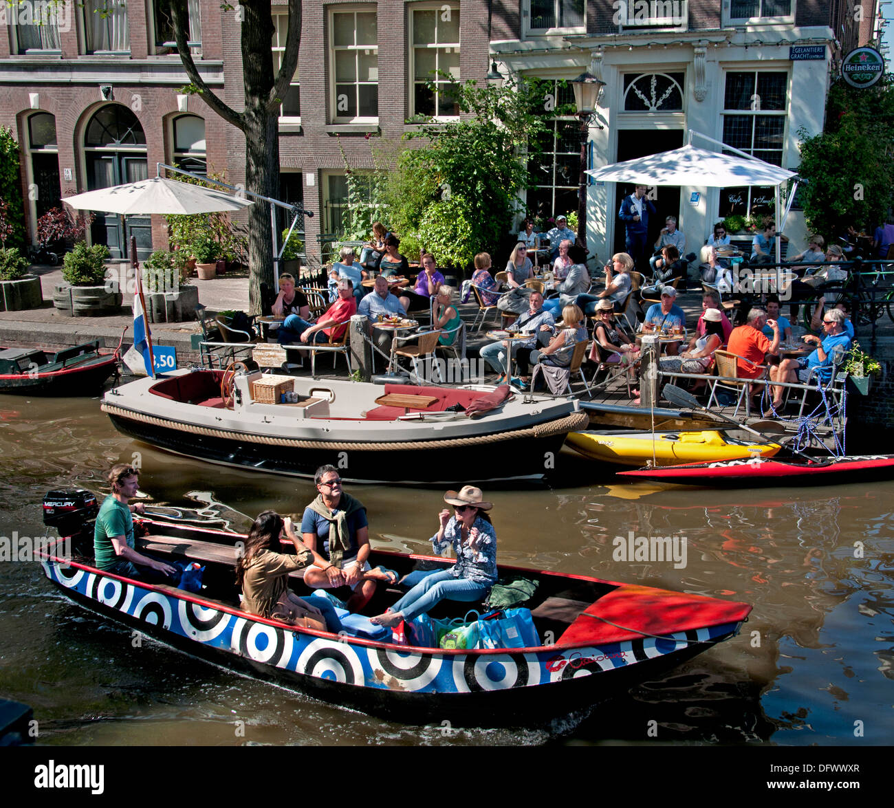Café 't Smalle Drinken Egelantiersgracht Jordaan Néerlandais Amsterdam pays-Bas Pays-Bas Banque D'Images Café 't Smalle Drinken Egelantiersgracht Jordaan Néerlandais Amsterdam pays-Bas Pays-Bas Banque D'Images