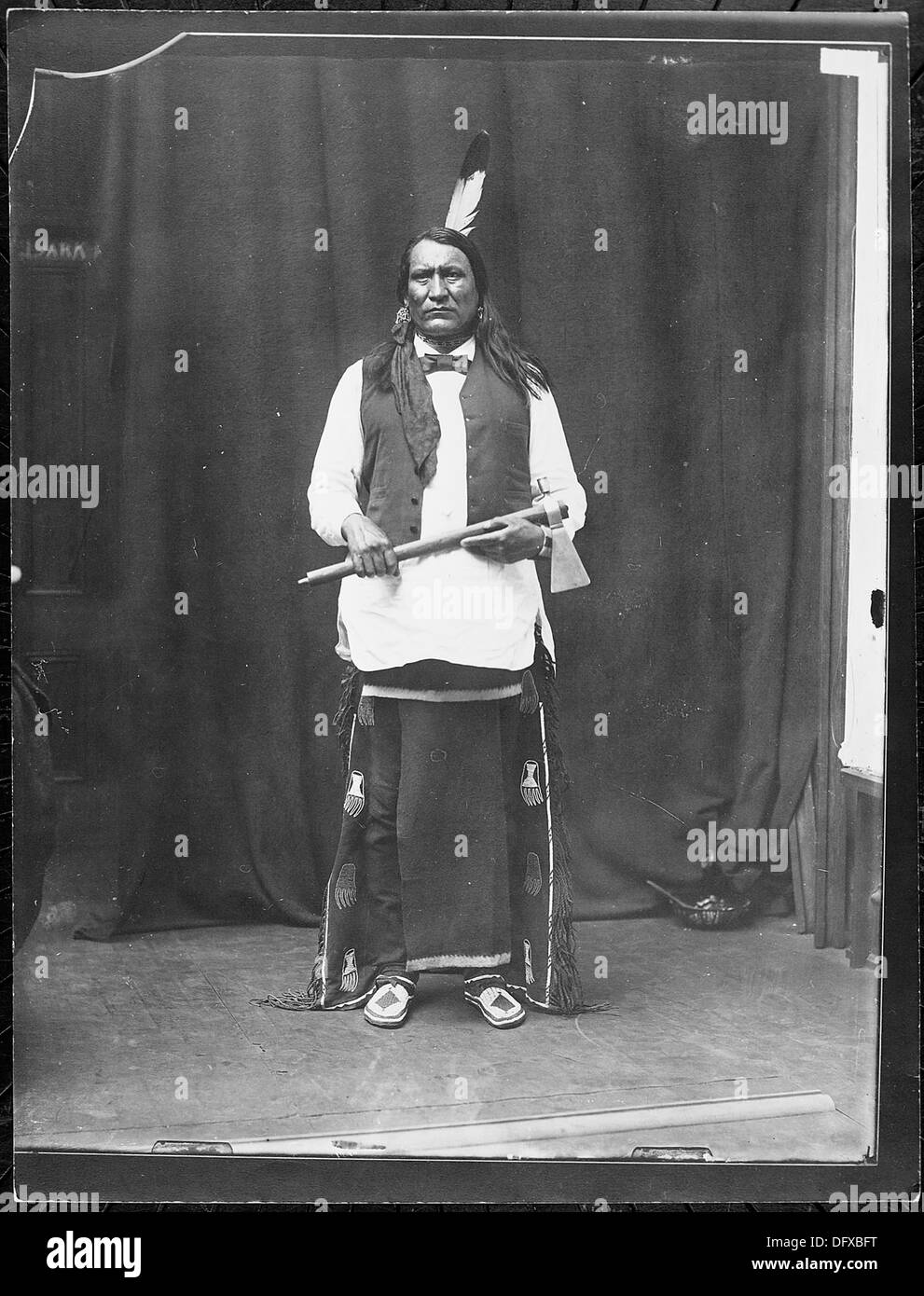 Portrait d'un Indien Cheyenne 523869 Banque D'Images