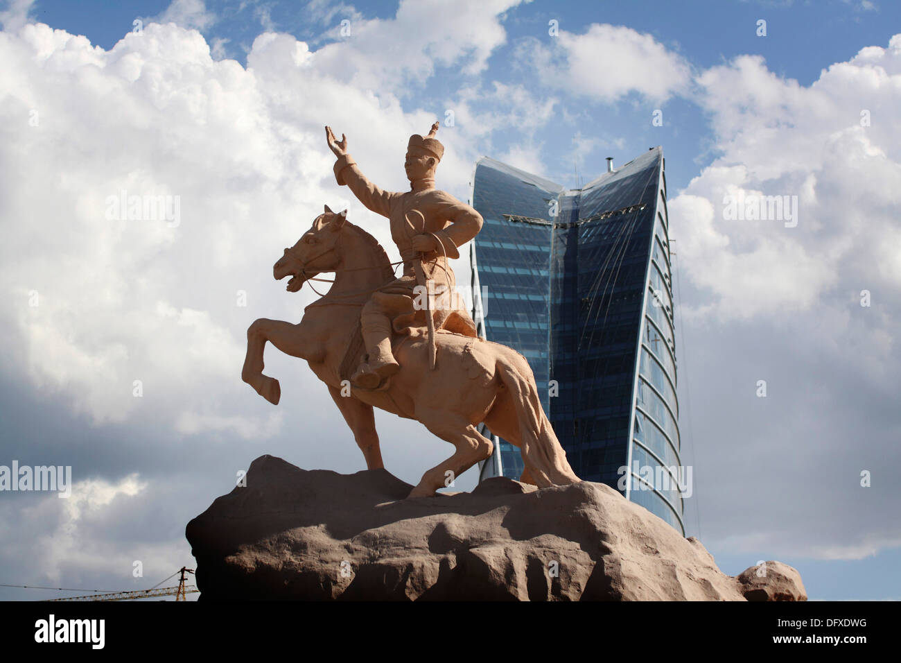 Mémorial de Gengis Khan Mongolie Oulan-bator Banque D'Images