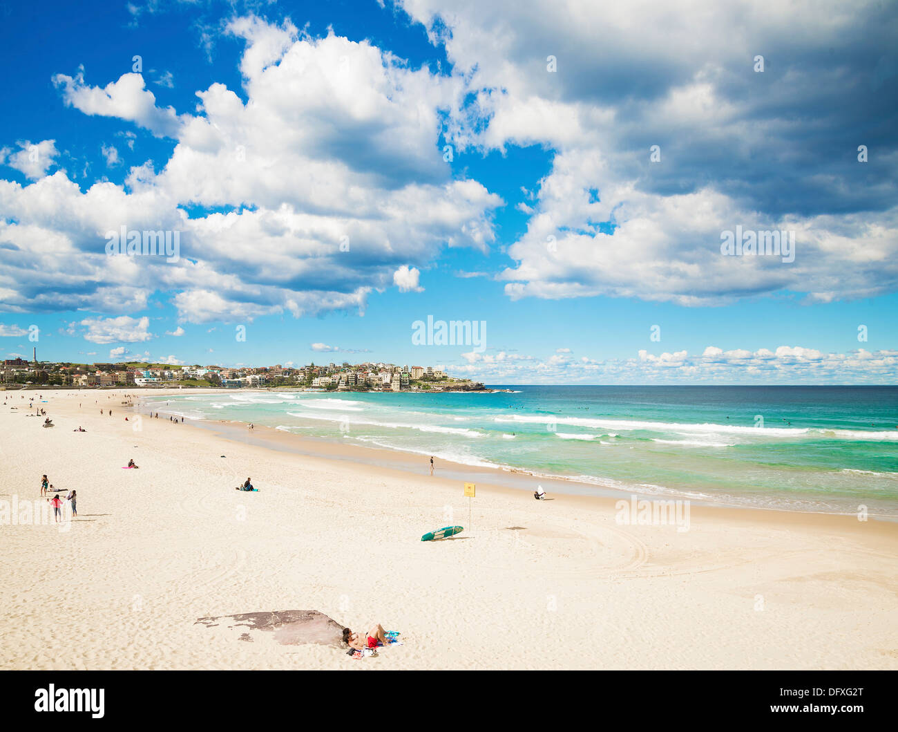 La plage de Bondi par jour à Sydney Australie Banque D'Images