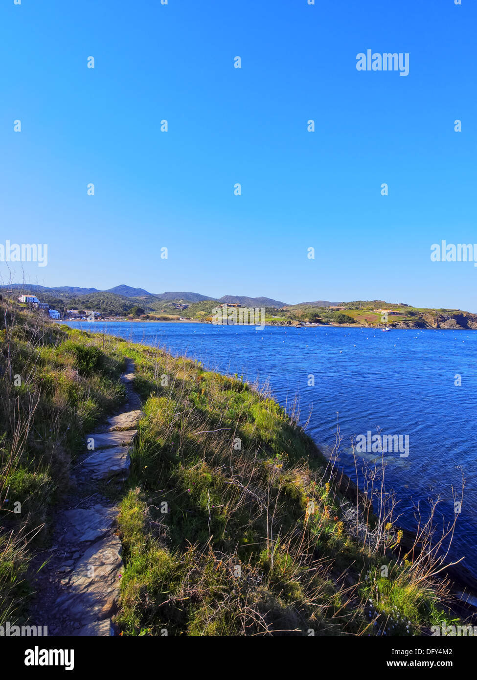 Paysage de la Costa Brava sur le Cap de Creus, Catalogne, Espagne Banque D'Images