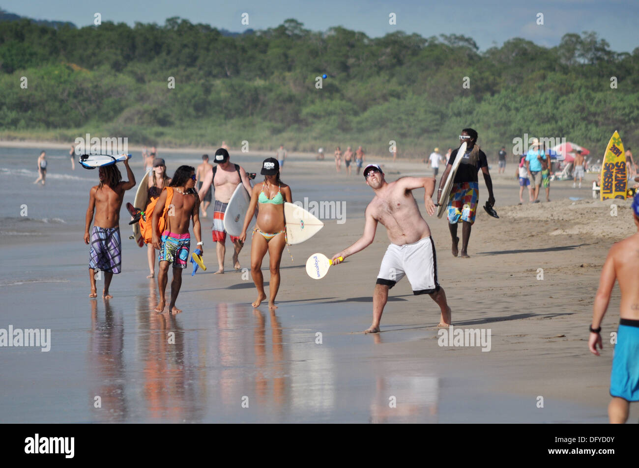 Costa Rica Beach Tennis Tourist Banque D Image Et Photos Alamy