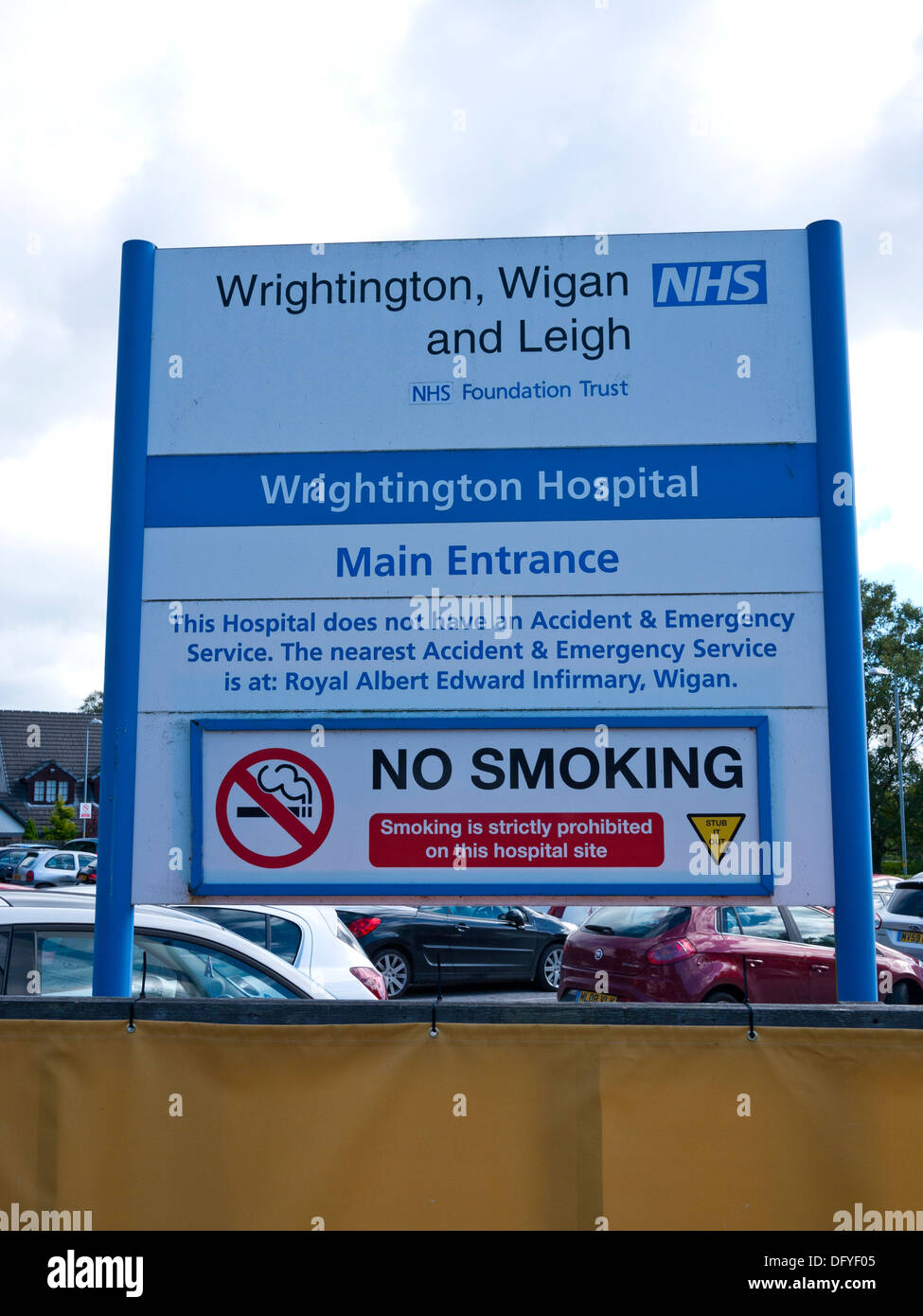 Wrightington Hospital, Appley Bridge, Wigan, Lancashire, Royaume-Uni. Banque D'Images