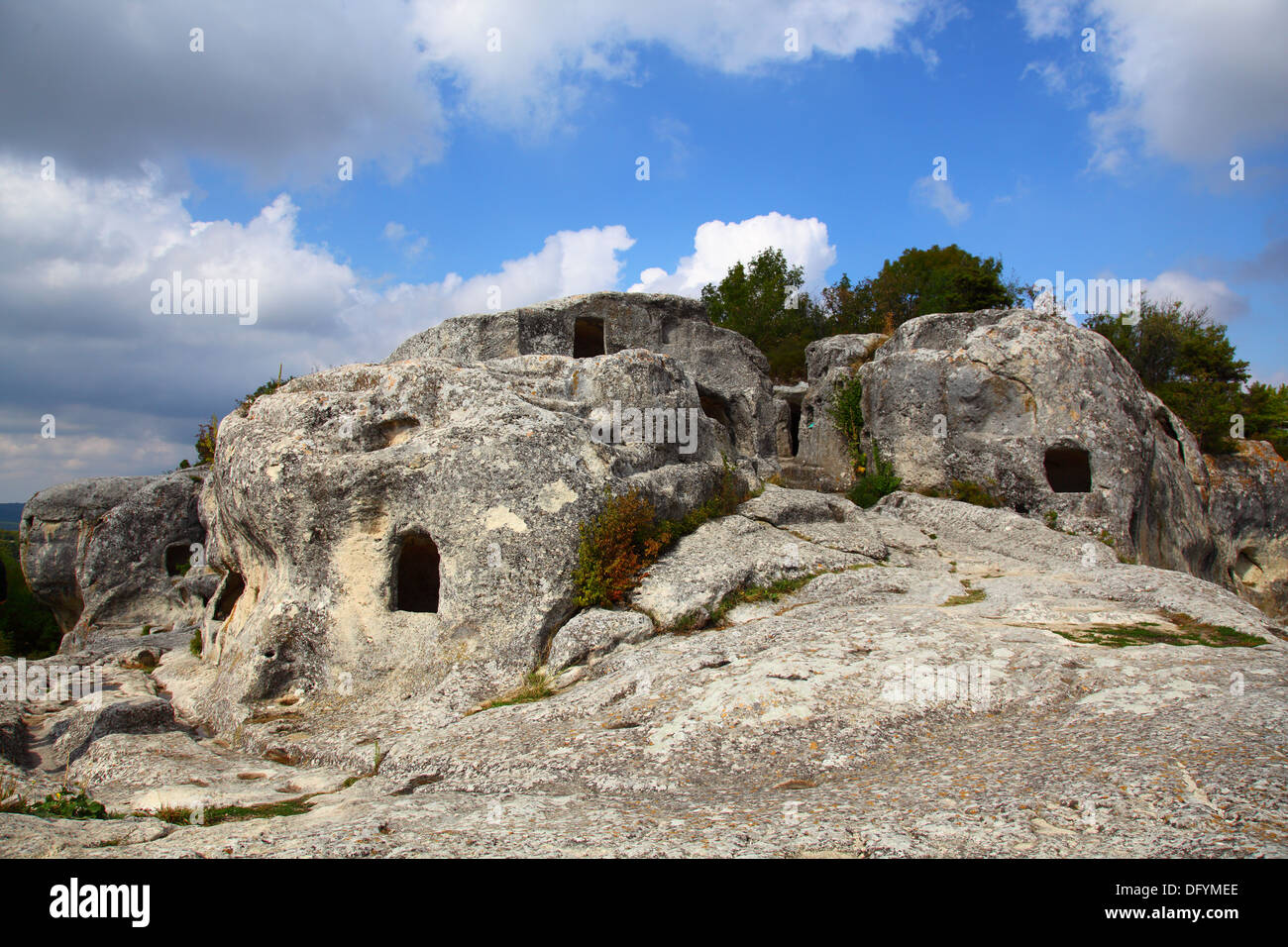 La Crimée. Une mystérieuse et belle cave city Banque D'Images