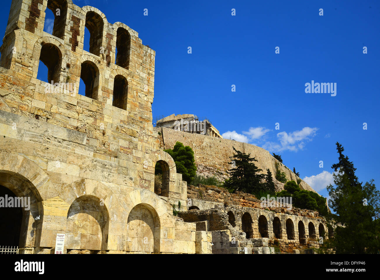 Athènes, Grèce - rock sainte Acropole Banque D'Images