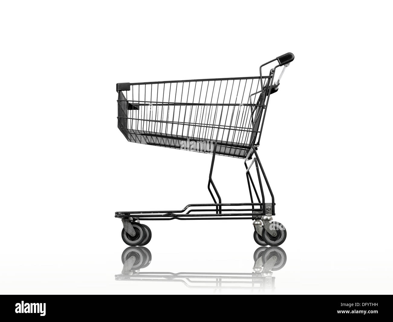 Un panier isolé sur fond blanc Banque D'Images