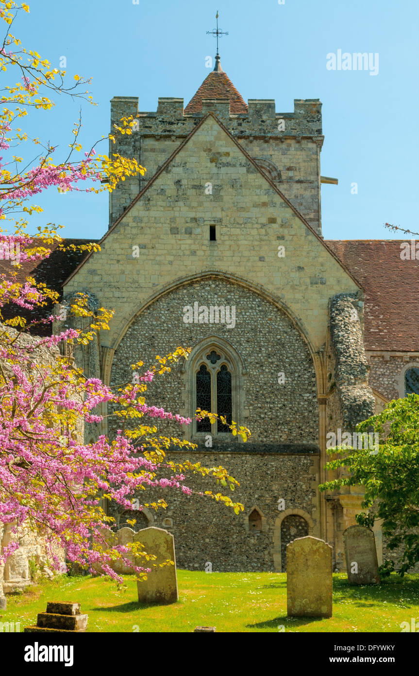 Église du Prieuré de Saint Mary et Blaise, Boxgrove, West Sussex, Angleterre Banque D'Images
