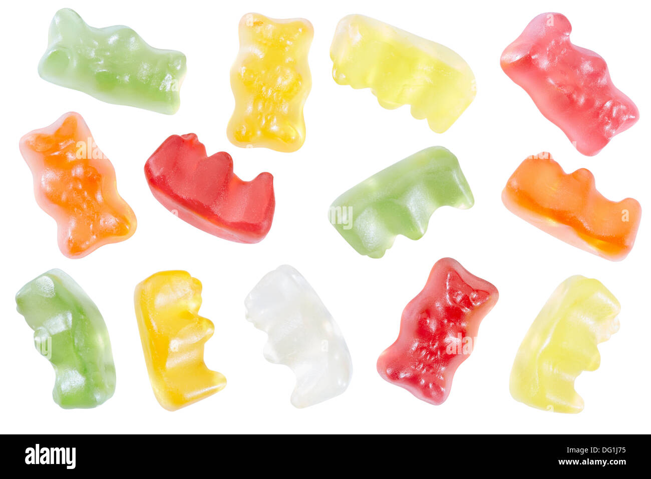 Gummy bears collection bonbons Banque D'Images
