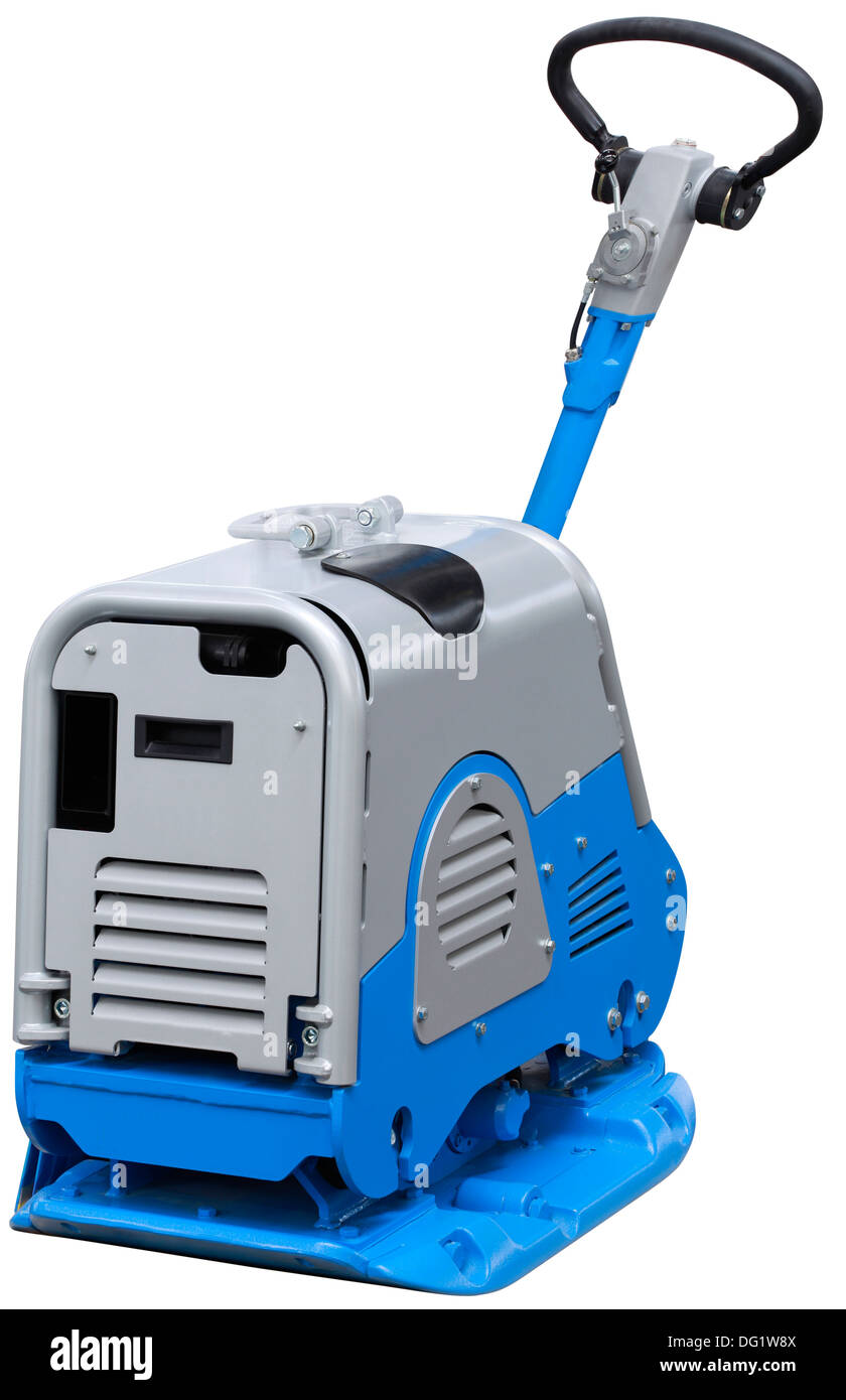 Plateau vibrant isolé Machine With Clipping Path Banque D'Images