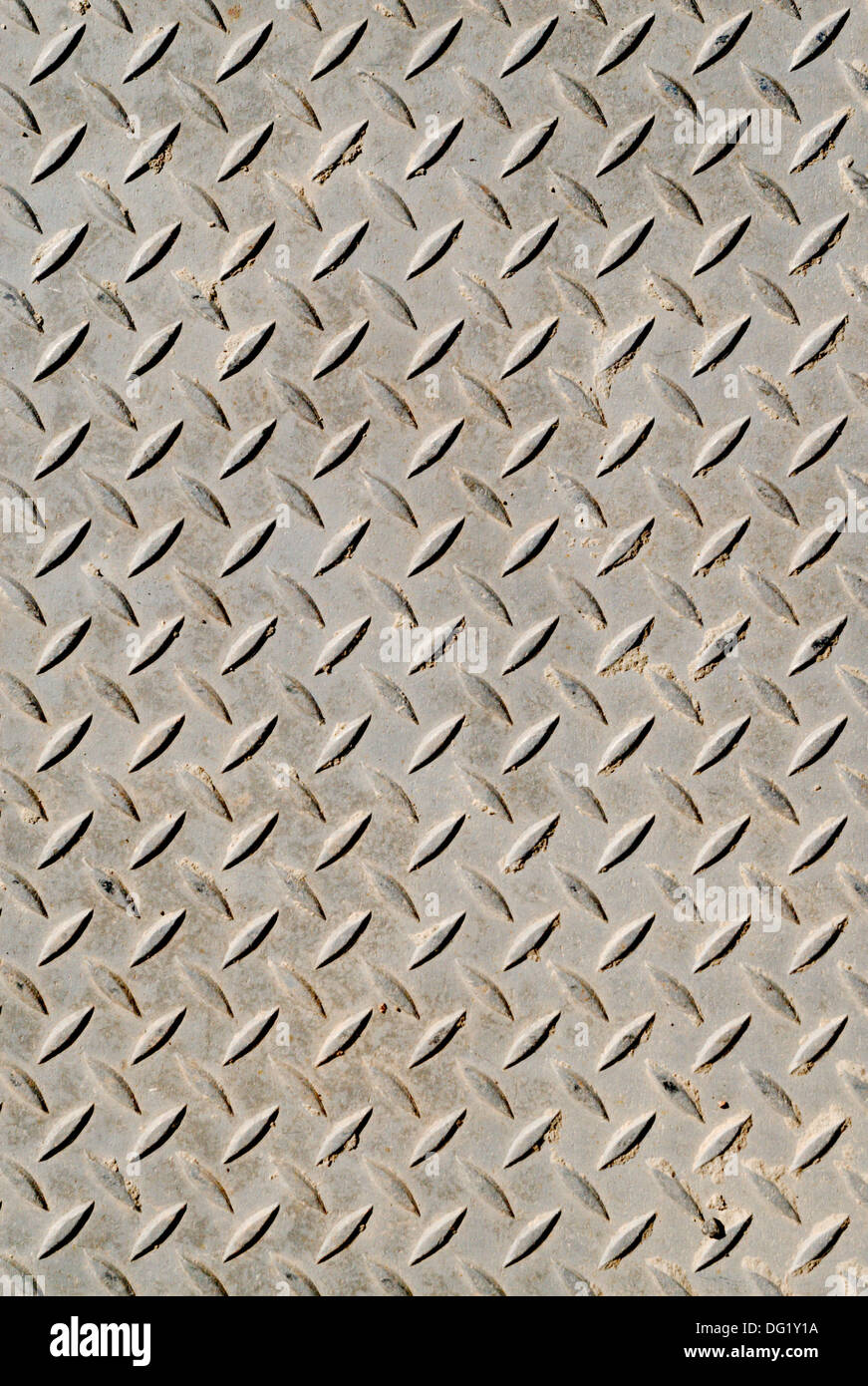 Hachurées metal surface antidérapante motif de fond. Banque D'Images