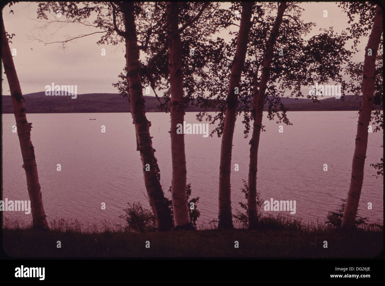 Le lac Rangeley, situé dans la région de North Shore-Mingo Springs, offre des vues pittoresques et est une destination populaire pour les activités de plein air dans le Maine. Le lac est entouré de paysages naturels pittoresques, offrant des possibilités de pêche, de navigation de plaisance et de randonnée. Banque D'Images