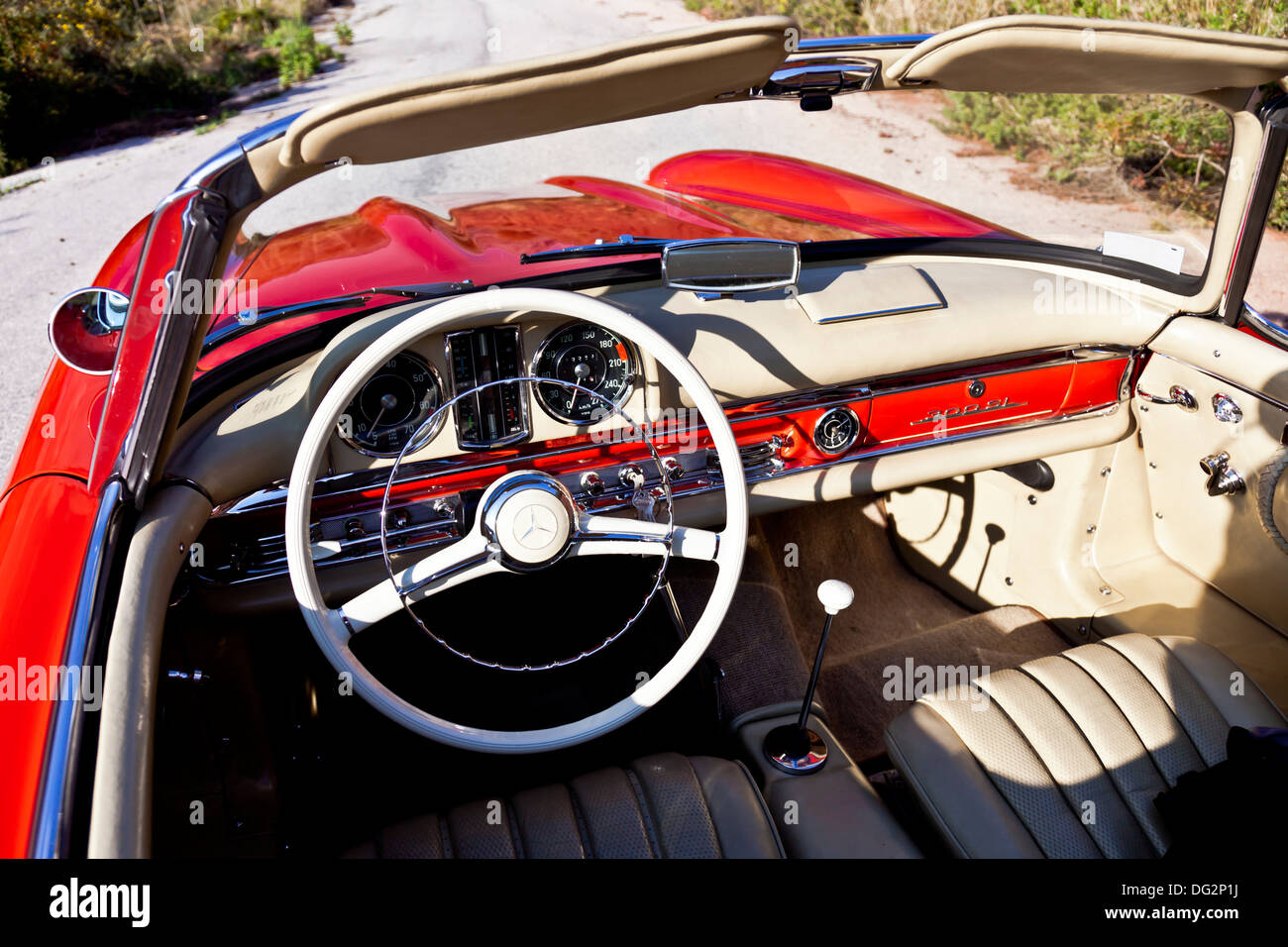 Mercedes 300 SL Roadster, 1961. Banque D'Images