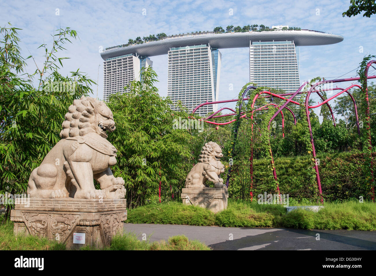 Jardin de Singapour Banque D'Images
